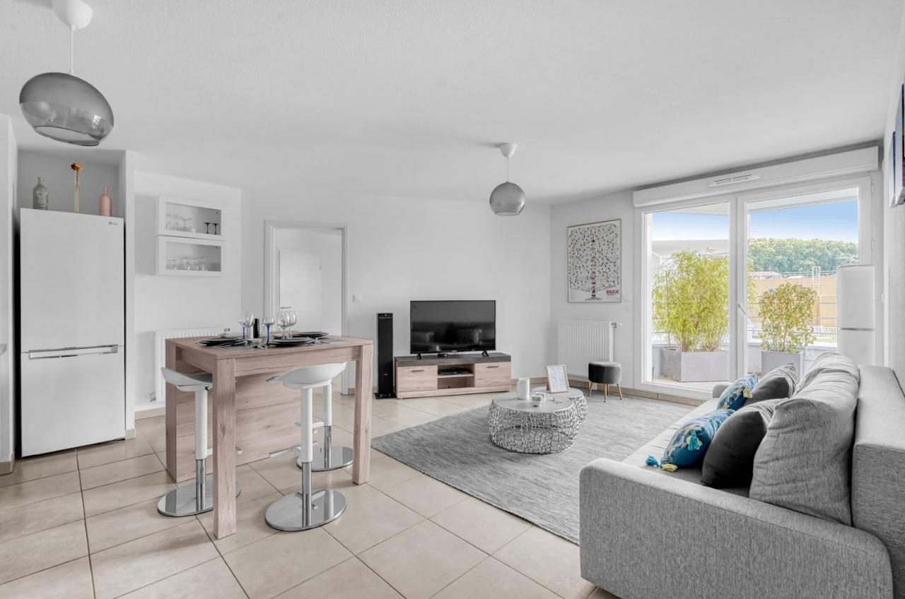 La Marquette - Appartement Avec Balcon Toulouse Bagian luar foto